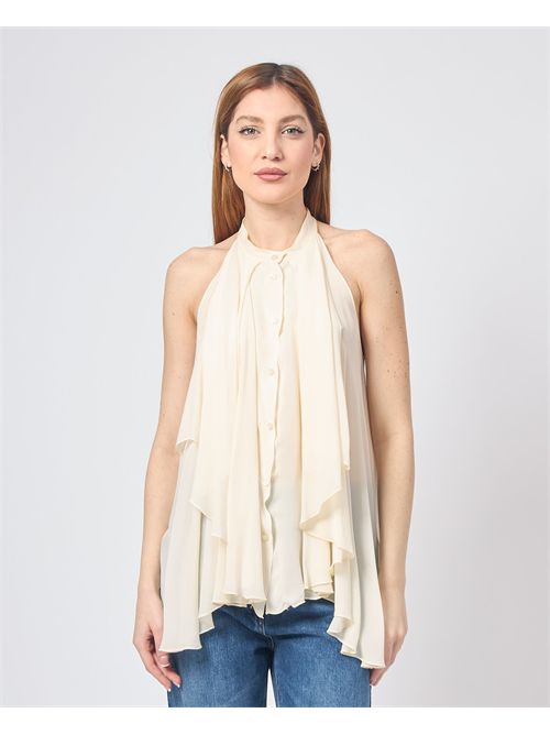 Manila Grace women's shirt with ruffles MANILA GRACE | C020VUMA332